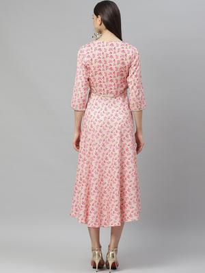 floral flared dress - 17470152 - Standard Image - 3