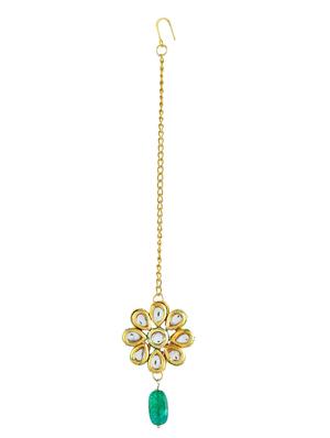 gold brass necklaces and earring - 17470180 - Standard Image - 4