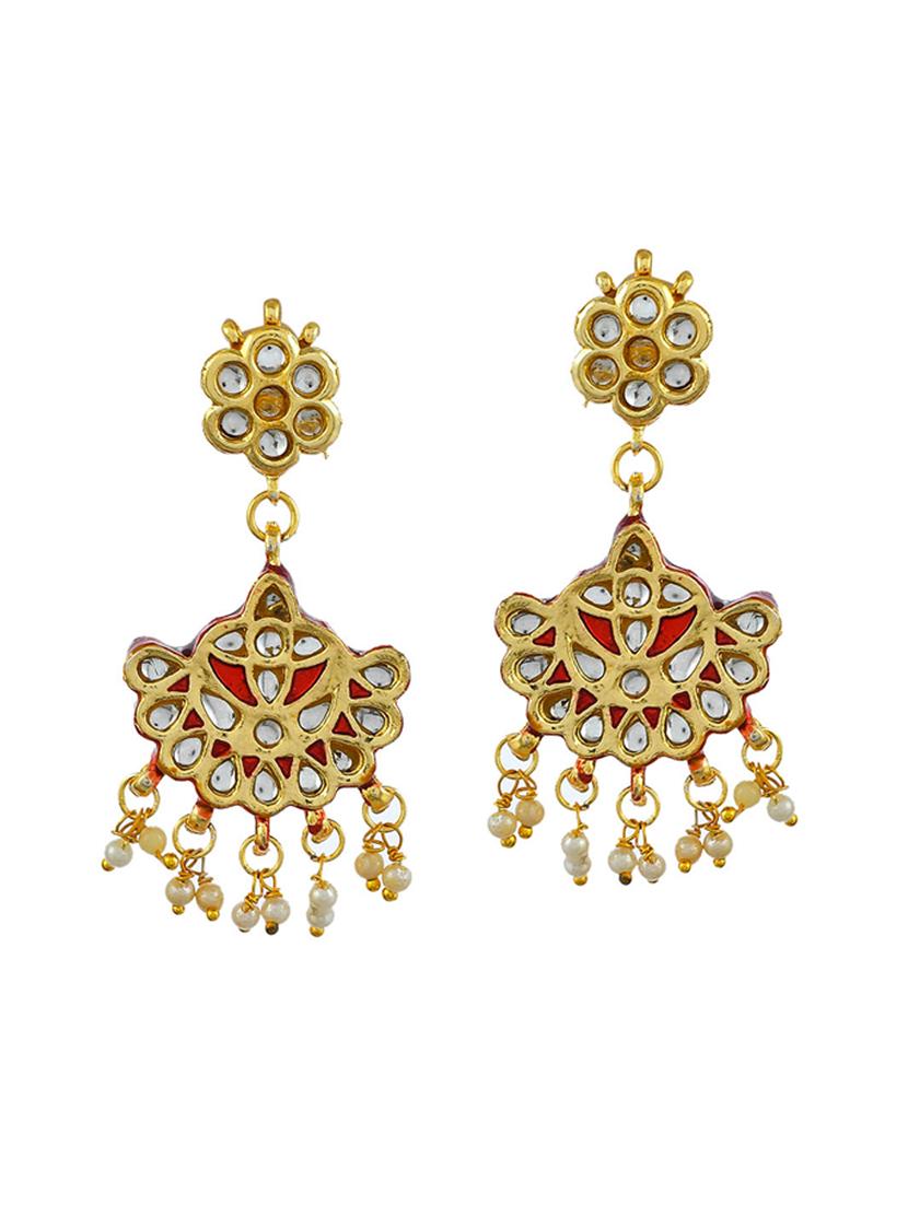 gold brass necklaces and earring - 17470211 - Zoom Image - 4