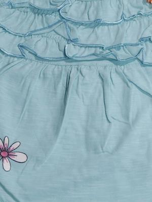 green cotton blend frock - 17470301 - Standard Image - 3