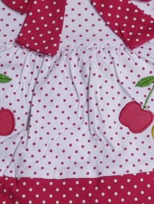 pink cotton blend frock - 17470316 - Standard Image - 3