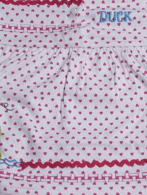 pink cotton blend frock - 17470321 - Standard Image - 3