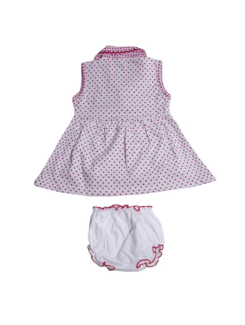 pink cotton blend frock - 17470321 - Zoom Image - 2