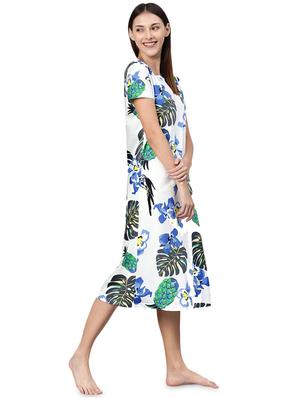 round neck tropical sleepshirt - 17470425 - Standard Image - 2
