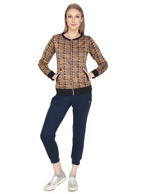round neck printed jacket - 17470491 - Standard Image - 4
