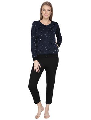 round neck printed jacket - 17470492 - Standard Image - 3