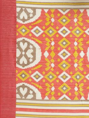 floral printed saree with blouse - 17470510 - Standard Image - 4