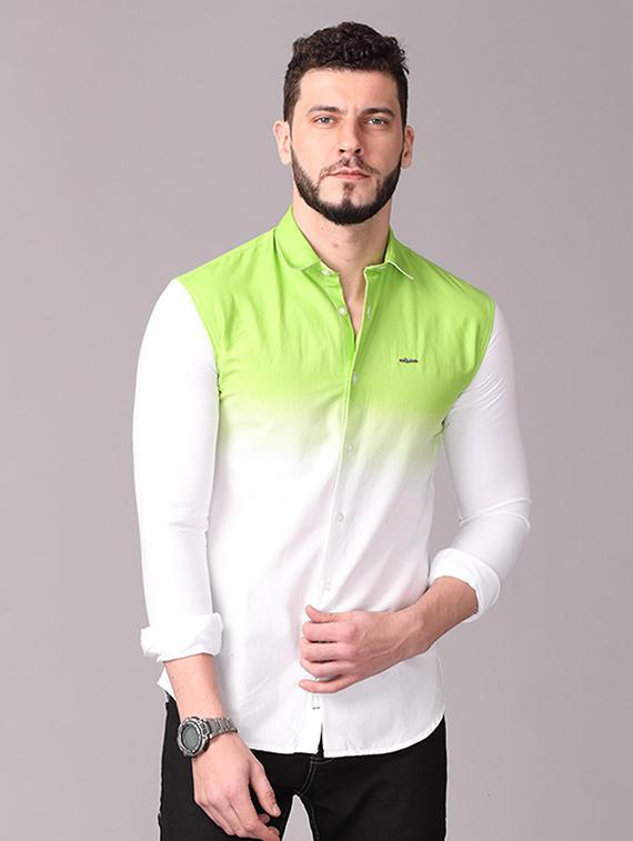 green ombre casual shirt - 17470697 - Zoom Image - 1