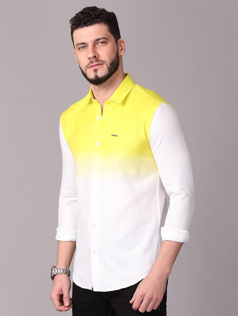 yellow ombre casual shirt - 17470698 - Zoom Image - 2