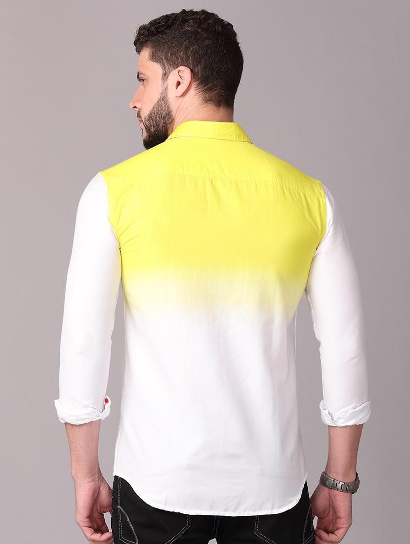 yellow ombre casual shirt - 17470698 - Zoom Image - 3