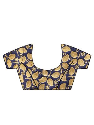 floral printed saree with blouse - 17470778 - Standard Image - 3