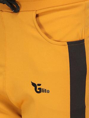 mustard side striped full length track pant - 17470800 - Standard Image - 5