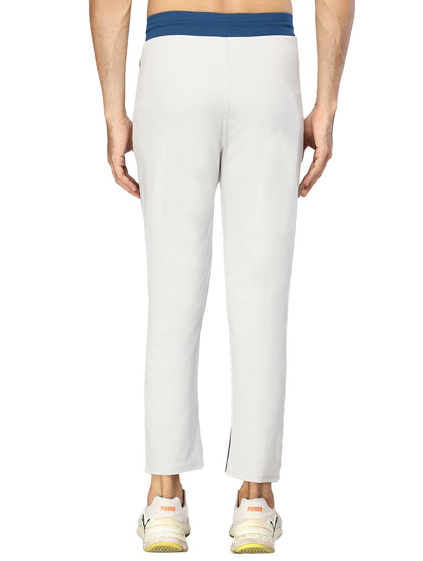 white color block full length track pant - 17470801 - Zoom Image - 3