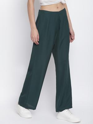mid rise solid palazzo - 17470810 - Standard Image - 2