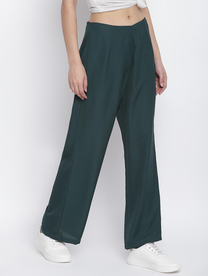 mid rise solid palazzo - 17470810 - Zoom Image - 2