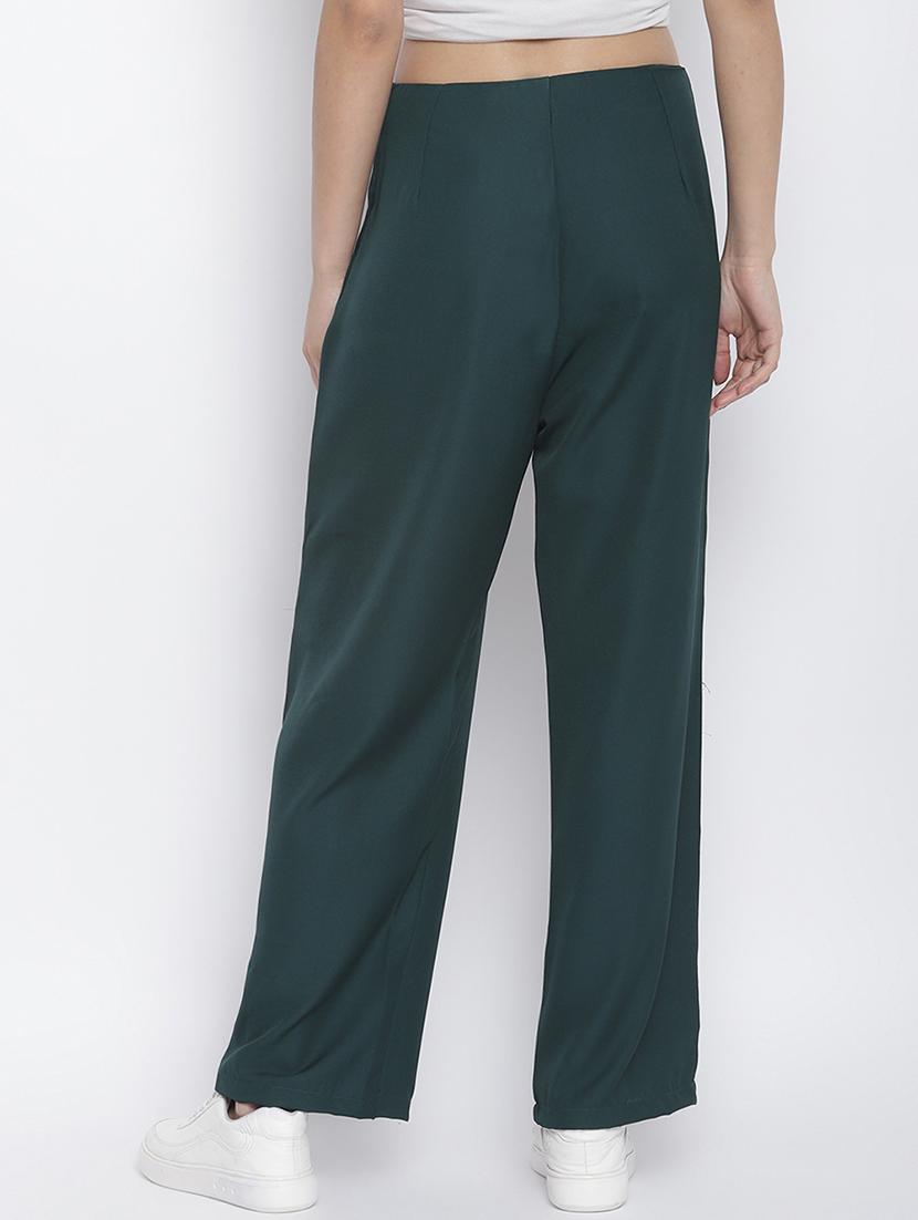 mid rise solid palazzo - 17470810 - Zoom Image - 3