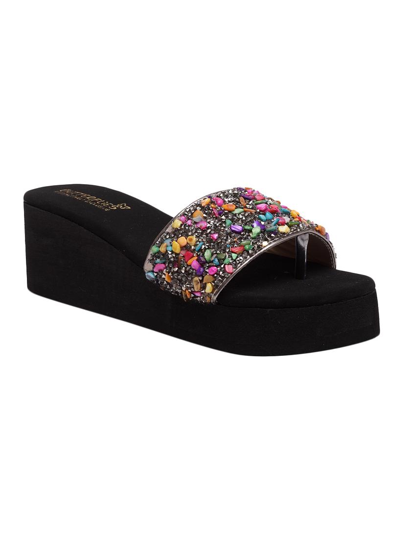 butterflies steps wedges for women's & girl's -3 (uk) - 17470826 - Zoom Image - 1