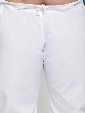 pluss blue solid kurta pyjama set - 17470905 - Standard Image - 5