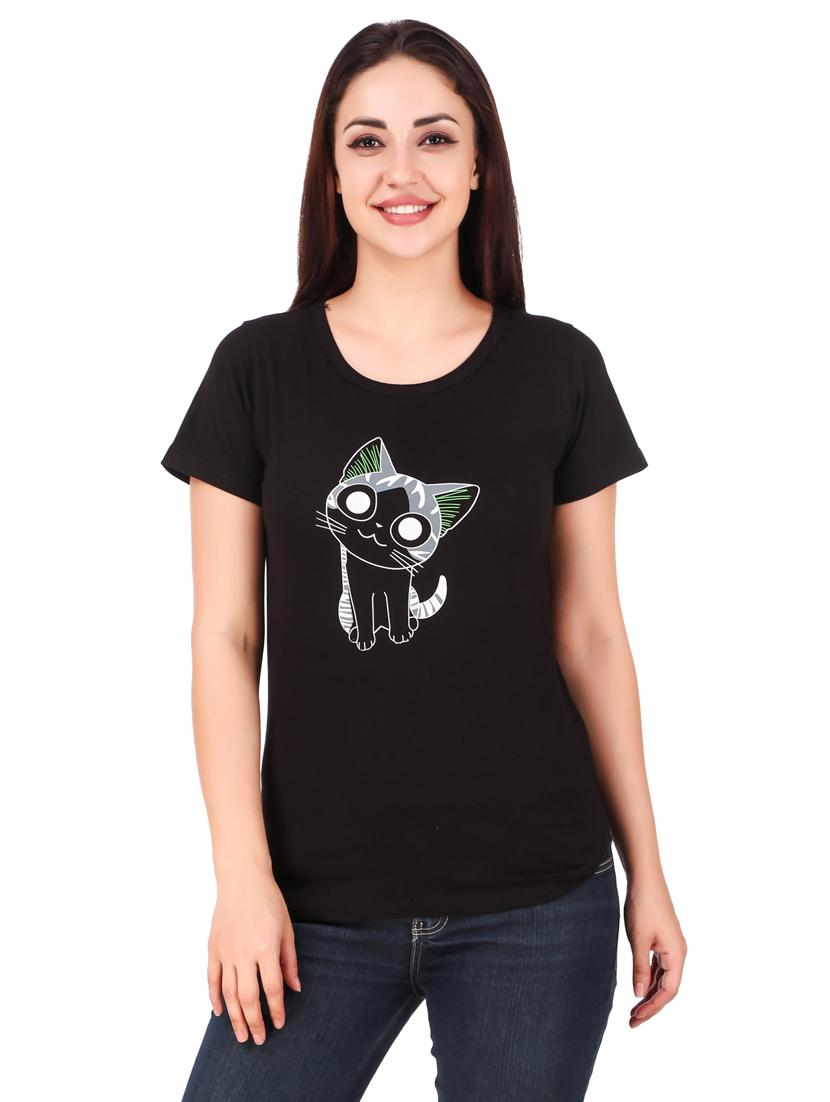 round neck quirky tee - 17471206 - Zoom Image - 1