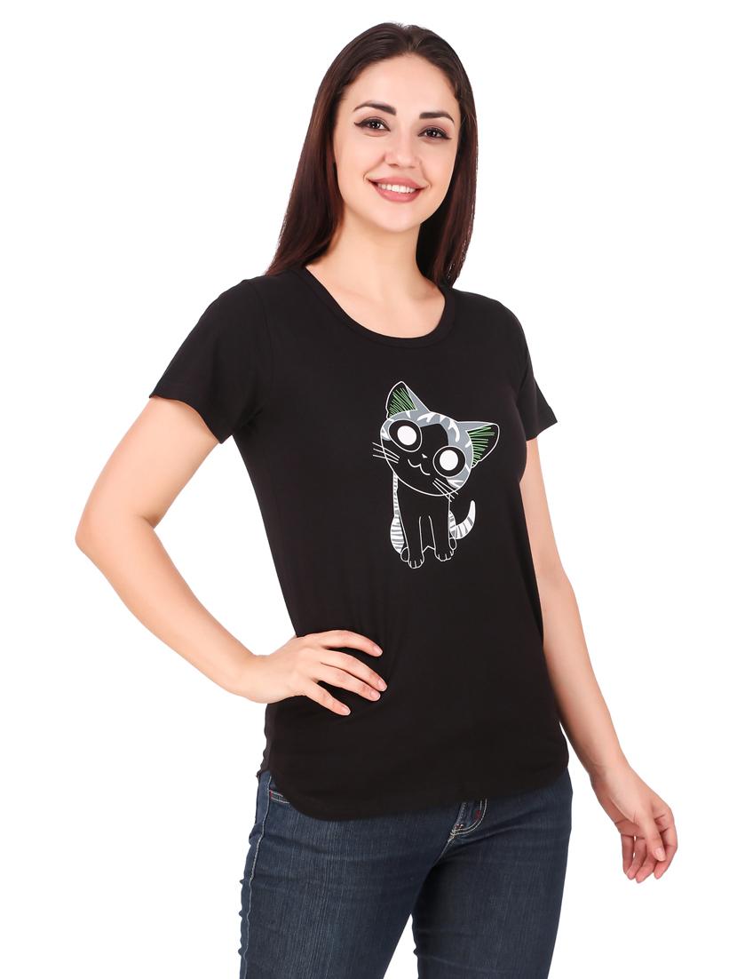 round neck quirky tee - 17471206 - Zoom Image - 2