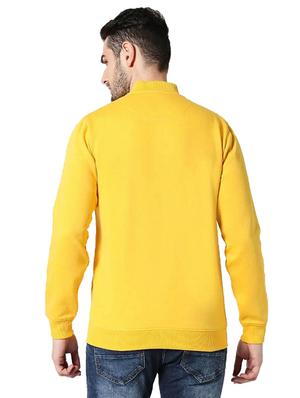 yellow solid casual jacket - 17471256 - Standard Image - 3