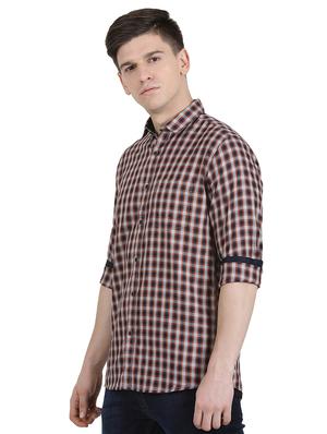 grey checkered casual shirt - 17471308 - Standard Image - 2