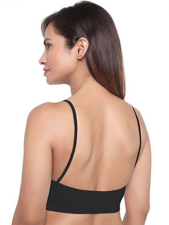 full coverage solid bralette - 17471892 - Zoom Image - 4