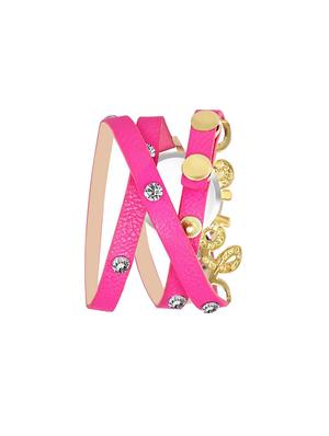 blue diamond studded love attractive bracelet watch for girls women watch analog watch - for girls - 17472048 - Standard Image - 2