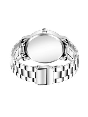 black 101 steel stylish strap with attractive eye catchy black dial professional and casual wear analog watch - for girls - 17472057 - Standard Image - 3