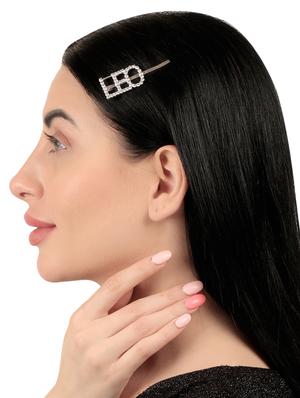 silver metal hair clip pin - 17472266 - Standard Image - 3