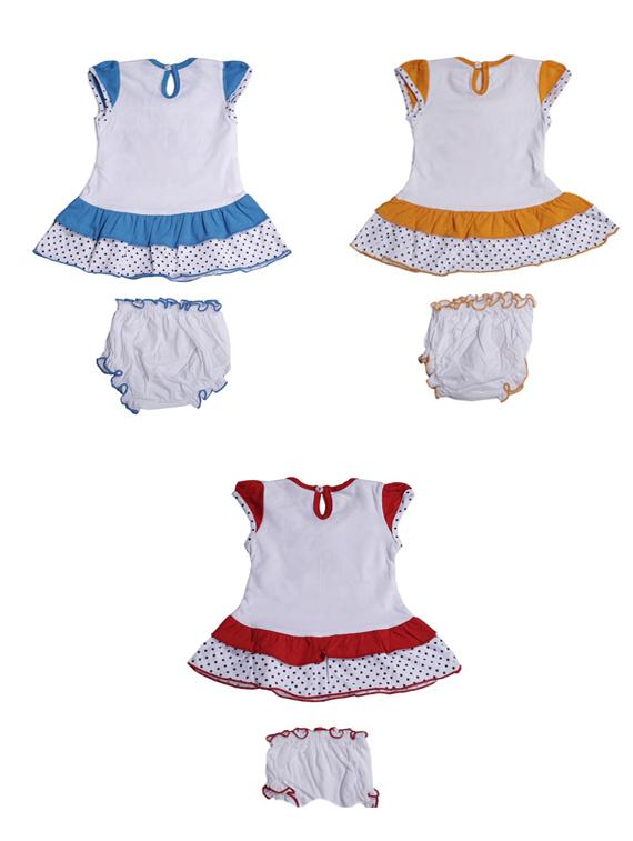 multi colored cotton frock - 17472283 - Zoom Image - 2