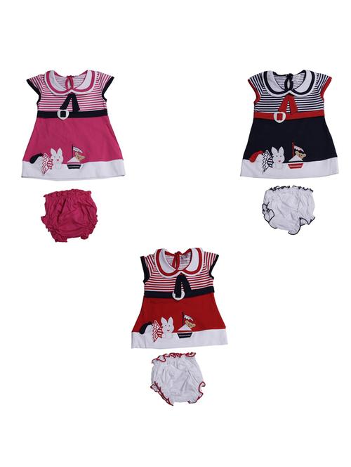 multi colored cotton frock - 17472292 - Standard Image - 1