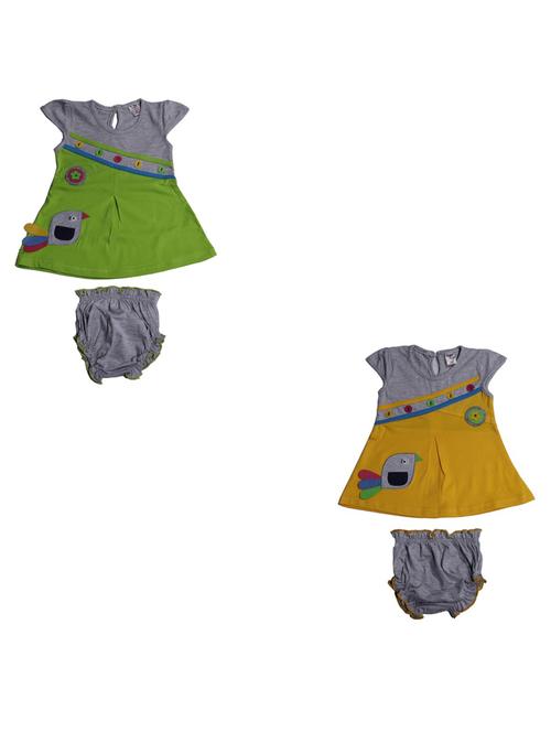 multi colored cotton frock - 17472297 - Standard Image - 1