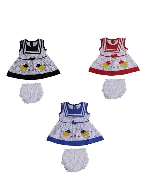 multi colored cotton frock - 17472298 - Standard Image - 1