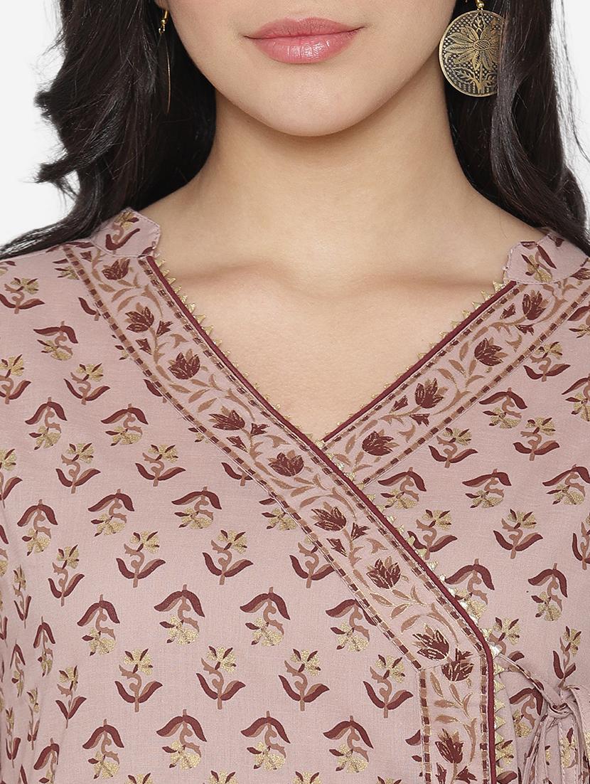 printed anarkali ethnic dress with dupatta - 17472348 - Zoom Image - 5