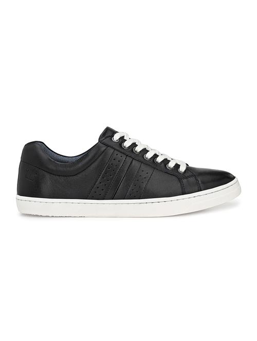 black leather lace up sneakers - 17472459 - Standard Image - 1