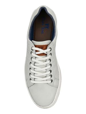 white leather lace up sneakers - 17472460 - Standard Image - 4
