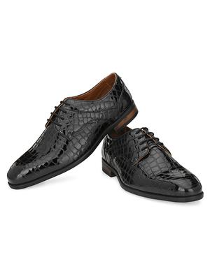 black patent leather laceup oxfords - 17472461 - Standard Image - 2