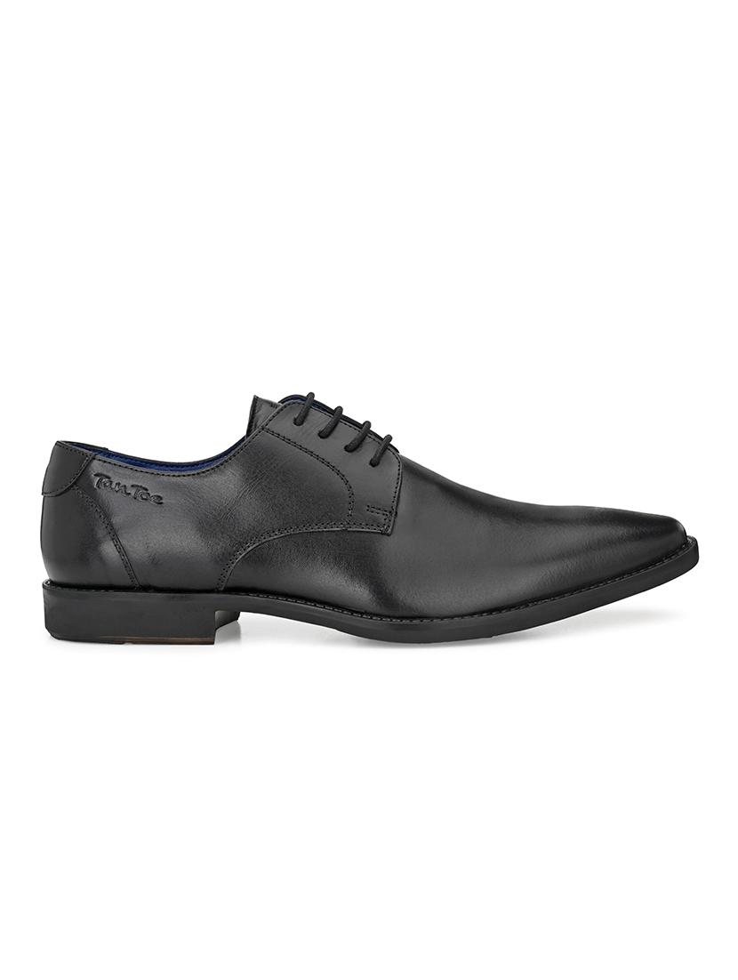 black leather laceup oxfords - 17472465 - Zoom Image - 1