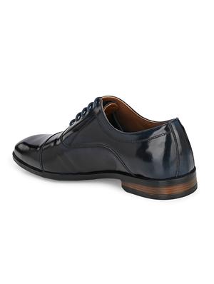 black leather laceup oxfords - 17472466 - Standard Image - 3
