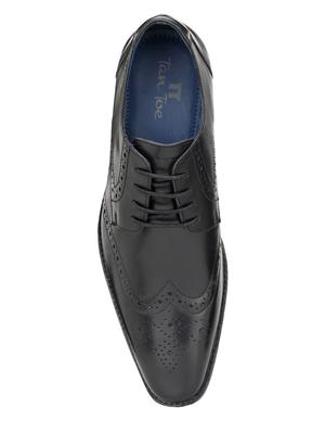 black leather laceup oxfords - 17472469 - Standard Image - 4