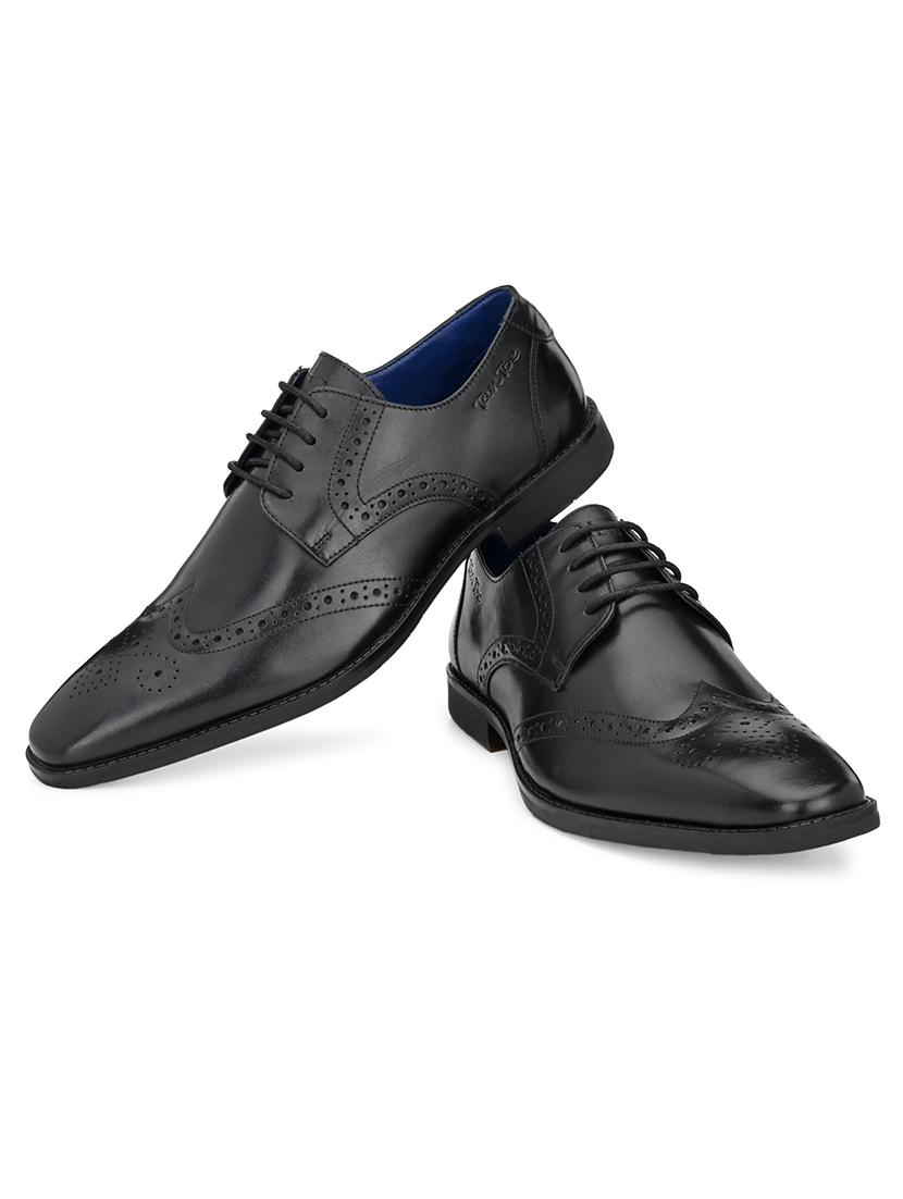 black leather laceup oxfords - 17472469 - Zoom Image - 2
