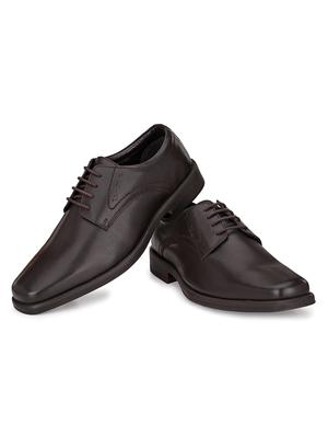 brown leather laceup oxfords - 17472474 - Standard Image - 2