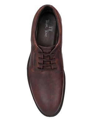 tan leather laceup oxfords - 17472476 - Standard Image - 4