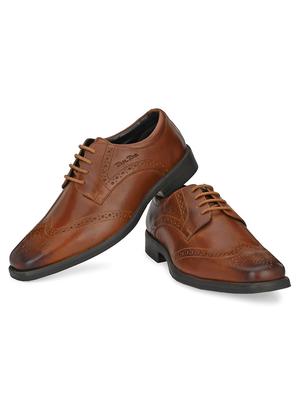 tan leather laceup oxfords - 17472478 - Standard Image - 2