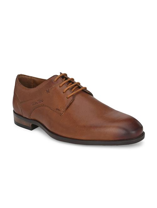 tan leather laceup oxfords - 17472479 - Standard Image - 1