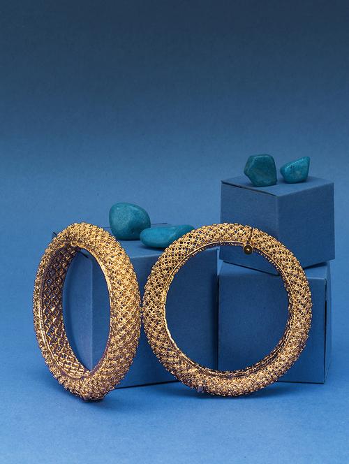 gold plated bangle - 17472604 - Standard Image - 1
