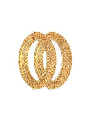 gold plated bangle - 17472604 - Standard Image - 4