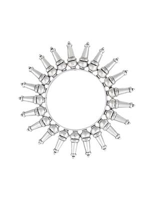 silver plated bangle - 17472606 - Standard Image - 4