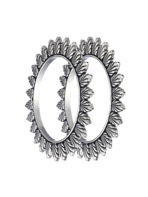 silver plated bangle - 17472607 - Standard Image - 2